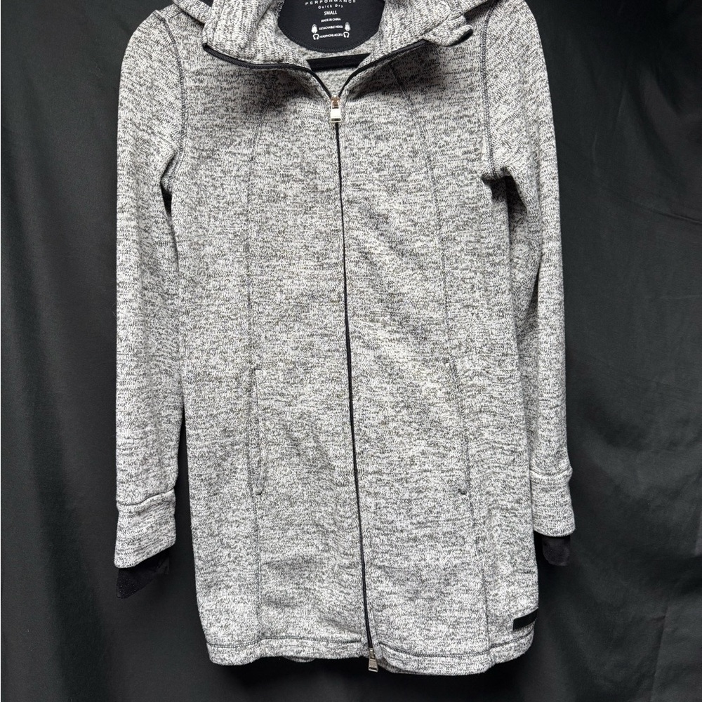 Calvin Klein Heather Gray Fleece Jacket